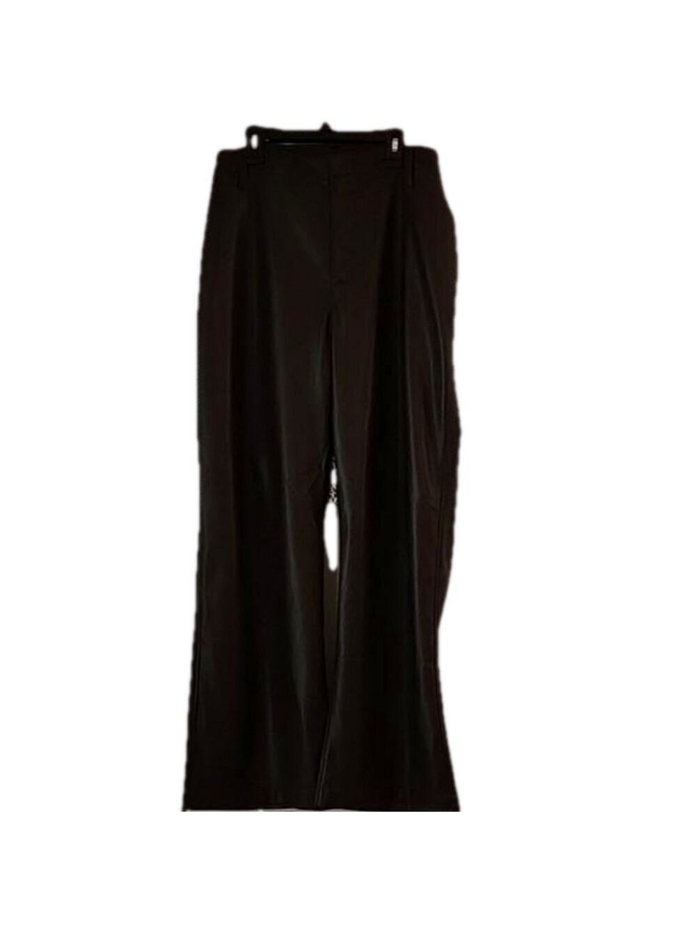 GAP FAUX LEATHER WIDE LEG CHOCOLATE BROWM PANTS SIZE 16